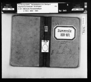 Stammrolle des 3. Reiterregiments 1859 - 1871: 4. Schwadron