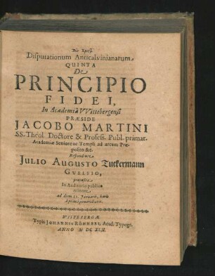 ... Quinta. Respondente Julio Augusto Zuckermann.