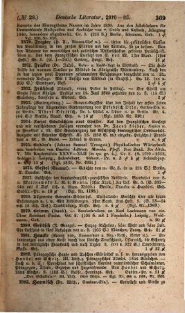 Allgemeine Bibliographie für Deutschland : eine Uebersicht der Literatur Deutschlands nebst Angabe künftig erscheinender Werke und andern auf den literarischen Verkehr bezüglichen Mittheilungen und Notizen. 5. 1840, 27-50