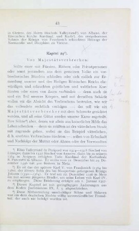 Kapitel 24. Von Majestätsverbrechen