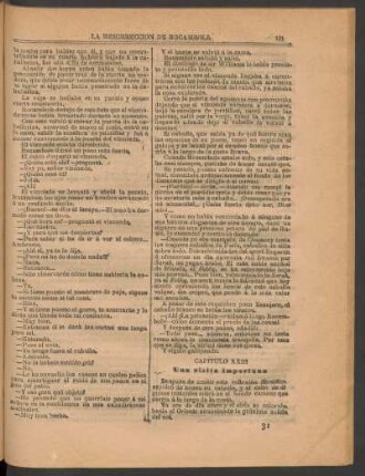 Capítulo XXIII - Una visita importuna