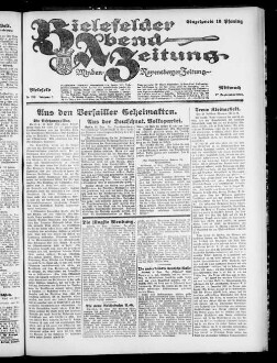 Bielefelder Abend-Zeitung. 1923-1924