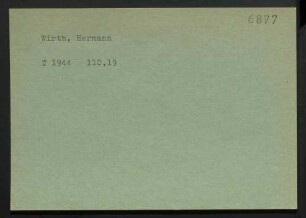 Wirth, Hermann