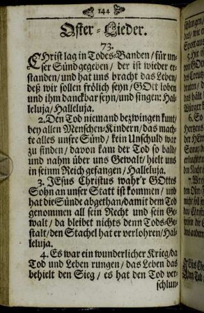 Oster-Lieder.