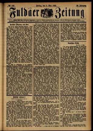 Ausgabe vom Freitag, den 05. Mai 1893.