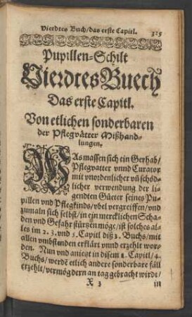 Pupillen-Schilt Vierdtes Buech