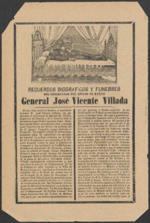 Recuerdos biográficos y funebres del gobernador del Estado de México General José Vicente Villada