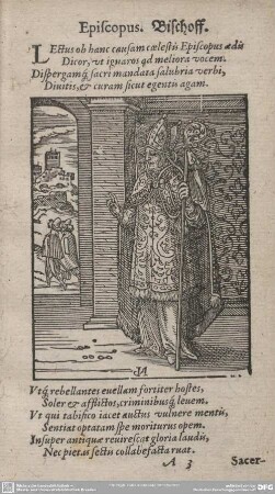 Episcopus. Bischoff.