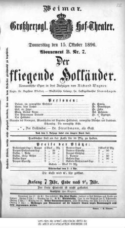 Der fliegende Holländer