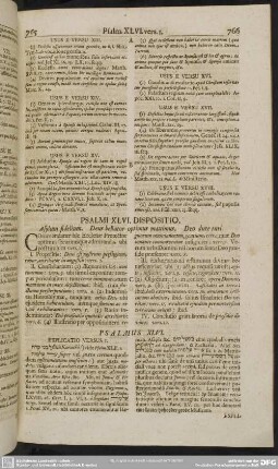 Psalmi XLVI. Dispositio. Asylum fidelium. Deus bellator optimus maximus. Deo duce tuti