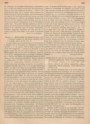 296-299 [Rezension] Driesch, Hans, Philosophie des Organischen