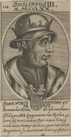 Bildnis von Philipps III., König von Frankreich
