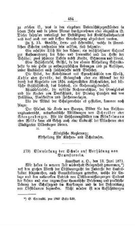 Einwirkung der Schule auf Verhütung von Baumfreveln : [IV Elementarschulwesen]