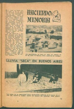 Haciendo memoria: Lluvia "seca" en Buenos Aires