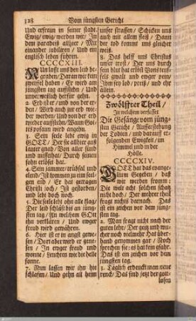 Vom jüngsten Gericht und Aufferstehung der Todten.