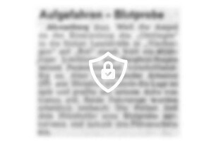 Aufgefahren - Blutprobe