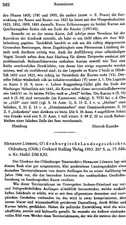 Lübbing, Hermann :: Oldenburgische Landesgeschichte : Oldenburg, Stalling, 1953