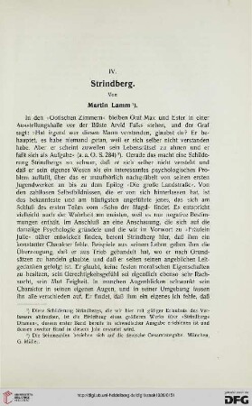 20: Strindberg