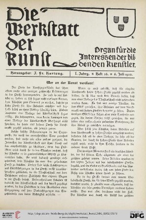 1: Wer an der Kunst verdient!