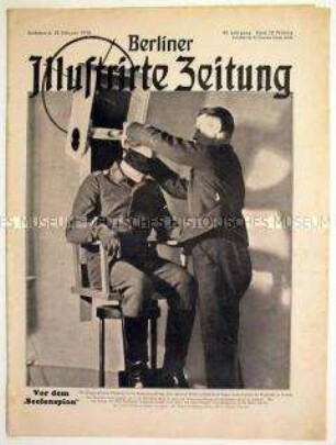 Wochenzeitschrift "Berliner Illustrirte Zeitung" u.a. mit einem Bildbericht über die Ausbildung von Piloten der deutschen Luftwaffe