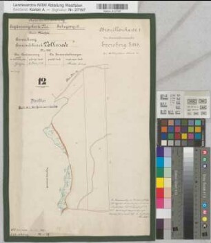 Eversberg (Meschede), Separation Eversberg, Bl.15 Brouillonkarte 1 Velmede Flur 12