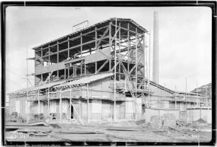 Bau Me 338 Tiefbunker mit Überdachung, Zentralstation