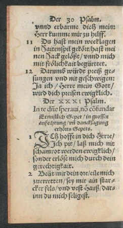 Der XXXI Psalm. - Der XL Psalm.