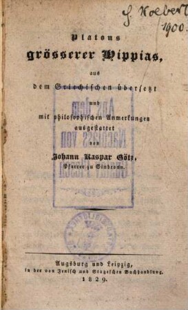 Größerer Hippias