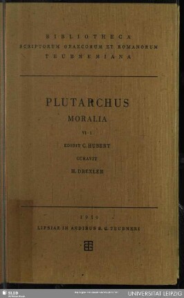 6,1: Plutarchi Moralia