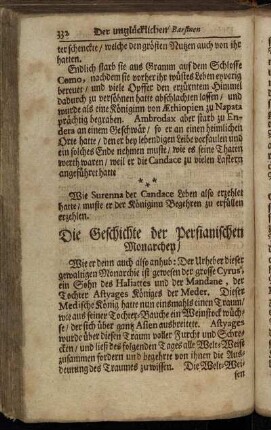 Die Geschichte der Persianischen Monarchen.