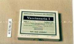 Verpackung des Vaccineurin I-Serums