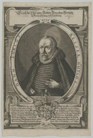Bildnis des Erich I. von Braunschweig-Lüneburg
