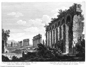 Les monumens plus célebres de Rome ancienne et les quatre basiliques principales de Rome moderne, Tav. 41: Acquedotto di Claudio