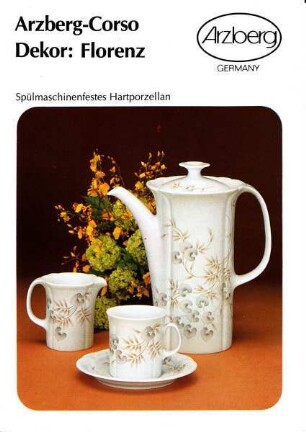 Produktprospekt "Arzberg-Corso / Dekor: Florenz"