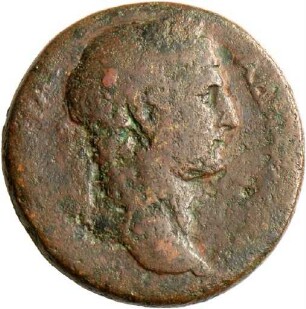 Bronzemünze aus Bithynien für Hadrian