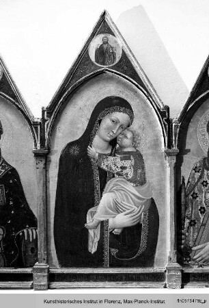 Triptychon mit der Madonna und den Heiligen Clemens und Bartholomäus