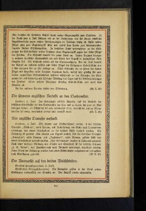 Die schweren englischen Verluste an den Dardanellen.