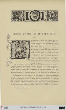 7: Le musée d'armures de Bruxelles, [3]