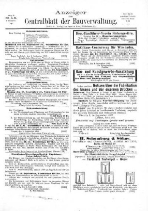 Anzeiger zum Zentralblatt der Bauverwaltung, No. 36