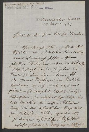 Brief an Friedrich Wilhelm Jähns : 13.11.1865