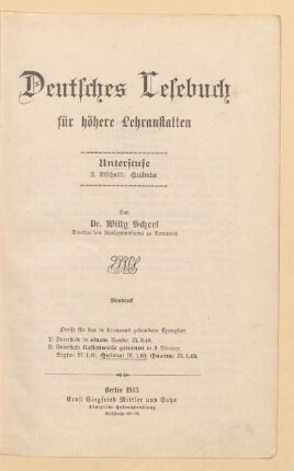 Abschn. 2 = Unterstufe: Quinta, [Schülerband]: [Abschn. 2 = Unterstufe: Quinta, [Schülerband]] : [in drei Stufen nebst einer Vorstufe]