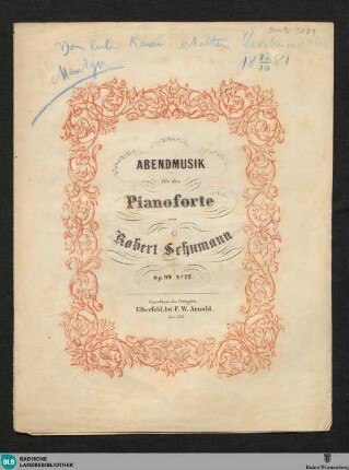 Abendmusik für das Pianoforte : Op. 99 No. 12