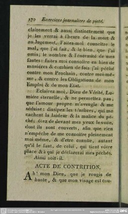 Acte De Contrition