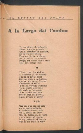 A lo largo del camino