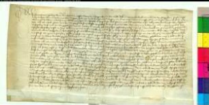 Lehnsrevers des Landgrafen Heinrich von Hessen für sich und seine Vettern, die Brüder Wilhelm von Hessen, für die Äbtissin Godeke von Pyrmont zu Neuenheerse wegen der Vogtei.