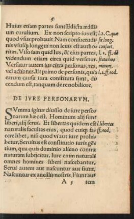 De Iure Personarum.