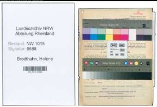Entnazifizierung Helene Brodthuhn , geb. 05.04.1920 (Fuersorgerin)