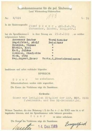 Göser, Josef