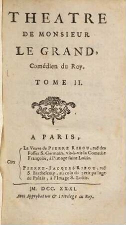 Theatre De Monsieur Le Grand, 2