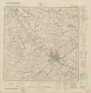 4109 (alte Nr.: 2284) Dülmen, Topographische Karte 1:25000 (4cm - Karte)